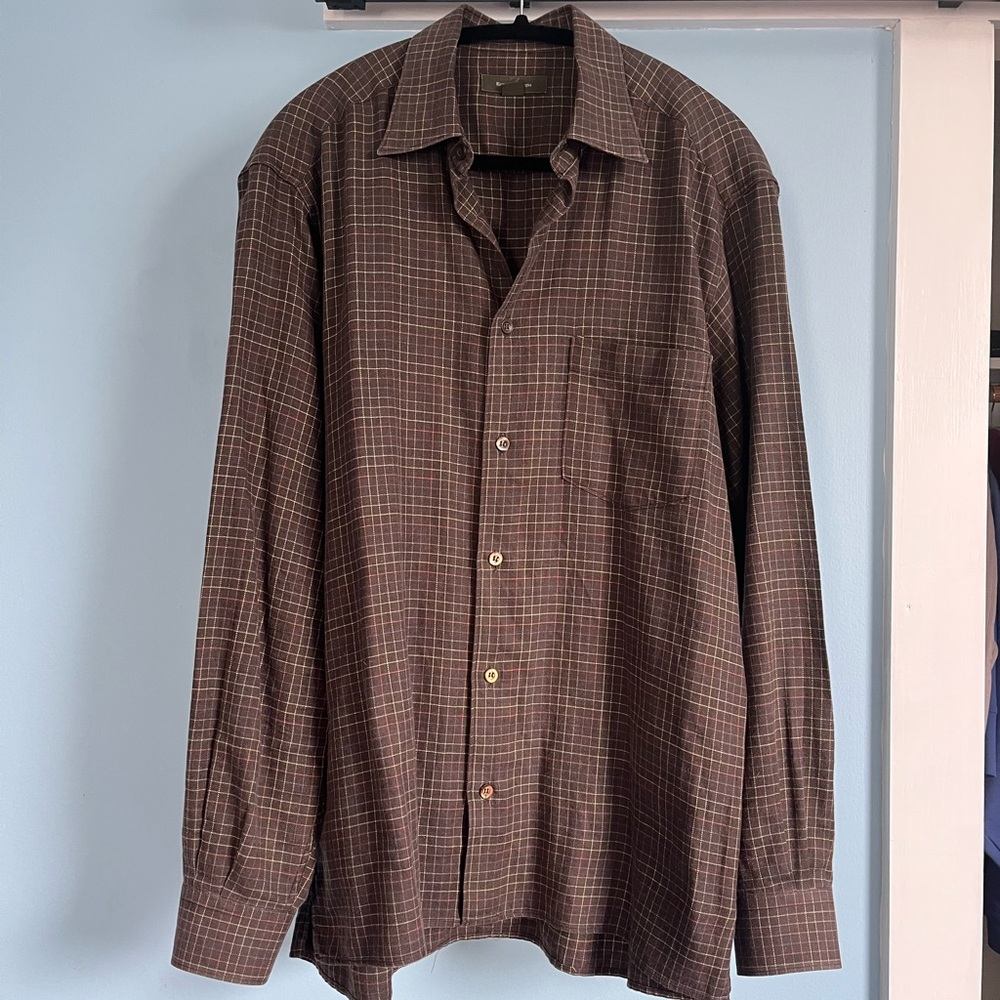 Ermenegildo Zegna 100% Cotton Button Down Shirt